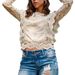Spot Lace Shirt 2026 American New Product Bottoming Sexy Hollow Lace Long Sleeved Fresh And Sweet Women's Top_ecoleips.com
