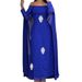 Muslim Chiffon Slim Fit Hot Diamond Dress With Flower Decoration_ecoleips.com