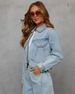 Women's Denim Jacket & Pants Set - Relaxed Fit Casual Streetwear Outfit For Spring (S/M/L/XL)_ecoleips.com