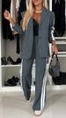 Women's Long Sleeved Lapel Casual Suit Set Autumn Winter New Arrivals European American Style Independent Website Foreign Trade_ecoleips.com
