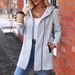 Fleece-Lined Hooded Zip-Up Jacket – Stylish Pullover With Side Zipper, Soft & Warm, Casual Chic For Women (Red, Grey, Black, S-XL)_ecoleips.com