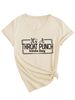 New V-neck Short-sleeved It's A Throat Punch Kinda Day Street Hipster Fashion Loose T-shirt_ecoleips.com