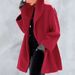 "Women's Lightweight Hooded Coat – Polyester-Cotton Blend, Oversized Fit, Round Neck For Casual Elegance"_ecoleips.com