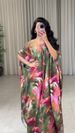 Women's Clothing Printed Kaftan Robe Evening Dress_ecoleips.com