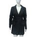 Women's Lapel Belted Midi Length Blazer – Elegant Casual Fall Office Jacket 2026_ecoleips.com