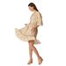 In Stock 2026 European And American Cross-border Spring/summer New Bohemian Resort Style Beach Short V-neck Loose Dress_ecoleips.com