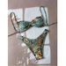 Women's Clothing Women's Sexy Leopard Print Two Piece Swimsuit High End Style Three Piece Bikini Beach & Pool Ready_ecoleips.com