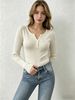 2026 New Korean Style Pure And Alluring Look! Henley Collar_ecoleips.com