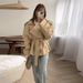 Women's Clothing Elegant Belted Short Trench Coat Solid Color Fashion For Commuting Spring Autumn_ecoleips.com