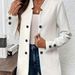 Autumn Winter European And American Women's Fashion New Cross-border Three-button Double-coat Jacket Blazer_ecoleips.com