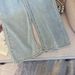 Women's Clothing Real Shot Of Summer Thin Design Style Cuff Letter Waist High Waist Loose Slim Denim Trousers Wide Leg Pants_ecoleips.com