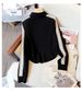 Women's Clothing Personalized Embroidered Hooded Sweatshirt High Waist Slim Trousers Suit_ecoleips.com