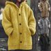 Women's Longline Hooded Cardigan Sweater - Soft Cotton Blend, Oversized Fit, Casual & Elegant For All Seasons_ecoleips.com