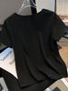 Summer New Women's Round Neck Fitted Casual T-Shirt 3D Floral Design Loose Top_ecoleips.com
