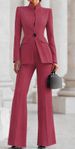 Women's Clothing Temperament Commuting Large Size Two Piece Casual Suit Women's Spring And Autumn Jacket Casual Trousers_ecoleips.com