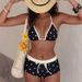 New 2026 European And American Style Polka Dot Sexy Bikini High Waist Tie Swimsuit Two Piece Beach Vacation Women's Clothing_ecoleips.com