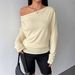AD683 European And American Cross-border Autumn New T-shirt, Casual Fashion, Asymmetrical Collar, Loose-fitting Women's_ecoleips.com