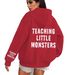 Women's Dark Style Printed Hooded Cardigan Long Sleeved Loose Fitting Zip Up Design Print New Stylish_ecoleips.com