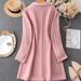 2026 Spring Fashionable Loose-Fitting Large-Sized Solid Color Long-Knee Coat Wholesale_ecoleips.com