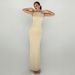 New Arrival Fashion Elegant Long Dress Sleeveless Slim Fit Backless Slit Hem Dress For Women Daily Party Wear_ecoleips.com