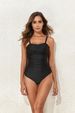 Aria Basics European And American Cross-Border New Fashion Cover-Up Slimming Women's Swimsuit Solid Color Backless One-Piece_ecoleips.com