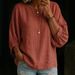 New 2026 Women's Casual Cotton Linen Top Loose round Neck Nine Sleeve Shirt Comfortable Linen Blend Fashionable Women's Clothing_ecoleips.com