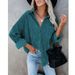 Women's Clothing New Autumn And Winter Women's Shirt Solid Color Lapel Corduroy Casual Jacket_ecoleips.com
