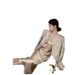 2026 Spring Fashion Maillard Outfit: Jacquard Fabric Elegant Coat + Slimming Acetate Satin Camisole Dress For Women_ecoleips.com