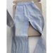 Effortless Blue Shirt & Wide-Leg Pants Set - Minimalist Office Wear For Women - Relaxed Fit Business Casual Outfit_ecoleips.com