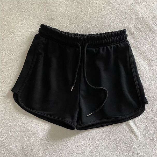 Women's High-Waisted A-Line Wide Leg Shorts Korean Style Thin Casual Sports Hot Pants Summer Hot Girl Loose Fit Home Wear_ecoleips.com