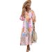 European And American Cross-border 2026 Spring-summer Printed Vacation Dress, Beach Seaside Bohemian Style_ecoleips.com