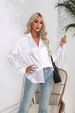 Suit Collar Satin Shirt For Women, New Long Sleeve Blouse, Silk Satin, Women's Fashion_ecoleips.com