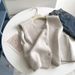 Gentle Single Breasted Small Gold Button Round Collar Slim Knitted Vest Vest For Women Korean Loose Waistcoat Top For Women_ecoleips.com