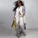 Women's Floral Print Long Sleeve Top & Wide Leg Pants Set – Elegant & Sexy Two-Piece Outfit (Breathable Polyester, Xs-Xxxl, Summer Street Style)_ecoleips.com