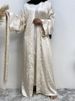 New Muslim Dress Fashion Dubai Abaya Islamic Clothing Turkey Marroqui Kaftans For Women Galabia Arabic Satin Caftan White Ramada_ecoleips.com