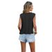 Women's Solid Color Sleeveless Vest Spring/Summer Knitwear American Style Independent Site Hot Selling Clothing_ecoleips.com