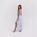 2025 Summer New Women's Sexy Fashion French Light Luxury Floral Strap Slim Dress_ecoleips.com