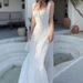 Summer New Arrival French Style Sweet Alluring Dress Fashionable Square Neck Slim Fit Relaxed Vacation Long Dress for Women_ecoleips.com