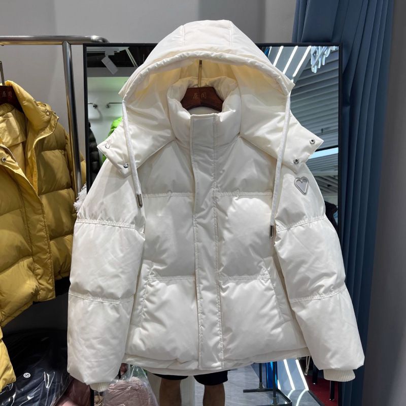 girl Off-Season For Women Winter New Korean Style Coat Short Puffer Loose Thick Plus Size Versatile Cotton Padded Jacket_ecoleips.com