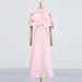 Frech-style Elegat Wome's Log Dress, 2026 Sprig Ew Fashio, Off-shoulder Floral Patchwork, High-ed Dress For_ecoleips.com