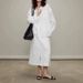 French White Shirt For Women, Summer Thin Loose Old Money Style High-End Cotton Linen Sun Protection Top_ecoleips.com