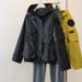 girl 2025 New Women's Fashion Design Niche Hooded Workwear For Plus Size Women Autumn Winter High-end Jacket Top Trendy_ecoleips.com