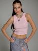 Women's Clothing Short Black Camisole Vest Sleeveless Trendy Summer Top Thin Polyester Bottoming Trend Internet Celebrity Style Small Size_ecoleips.com