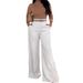 Elegant High-Waisted Wide Leg Trousers for Women Flowy Straight Cut Dress Pants Business Casual Chic Daily Wear_ecoleips.com