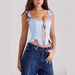 Summer New Women's Clothing In European American Style, French Fashion, Printed Strap Camisole For A Slimming And_ecoleips.com