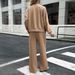 Women's Clothing Women's Casual Commuter Suit Set European American Style Loose Fitting Autumn Winter For Formal & Casual_ecoleips.com