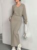 Elegant Casual Style Suit Skirt SetTargeted Vacation Outing Home Leisure Women's Clothing_ecoleips.com