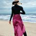 Women's Long Sleeve Rash Guard Swimwear Set With Skirt - UPF 50+ Sun Protection Modest Beach Outfit (Multiple Colors & Sizes Available)_ecoleips.com