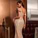 Champagne One-Shoulder Sequin Evening Gown – Elegant Mermaid Tail Dress With High Waist & Crystal Beading (S-XL, Glamorous Partywear)_ecoleips.com