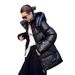 "Women's Slim-Fit Long Puffer Coat With Hood - 55% White Duck Down Winter Jacket (M/L, 3 Colors)"_ecoleips.com